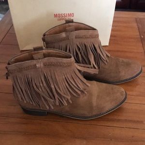 Mossimo Supply Company Fringe Booties